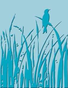 Bird Call Cuttlebug A2 Embossing Folder