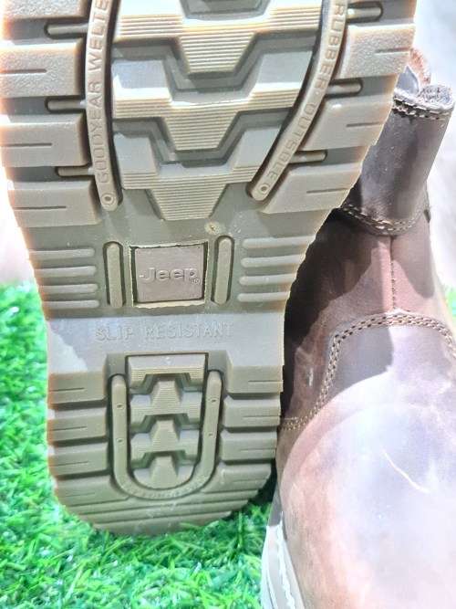 NEW ORIGINAL JEEP GENUINE LEATHER BOOTS UK 7 (SEE DESCRIPTION)