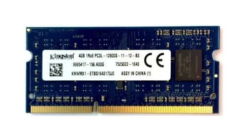 Kingston ddr3/ddr3L 4gb laptop ram 1600mhz