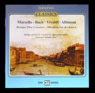 Marcello - Bach - Vivaldi - Albinoni: Baroque Oboe Concertos - CD