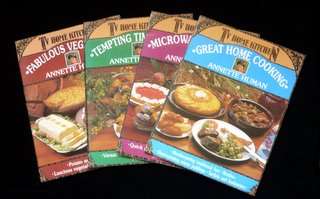 4 Recipe Books by Annette Human