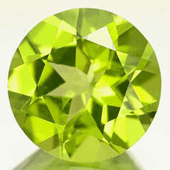 Natural Mined Peridot 3.90mm 0.240cts