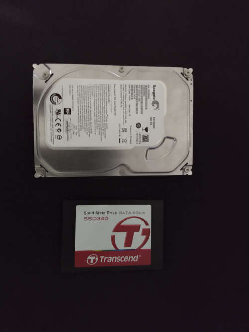 500GB Hard Drive + 64GB SSD Combo