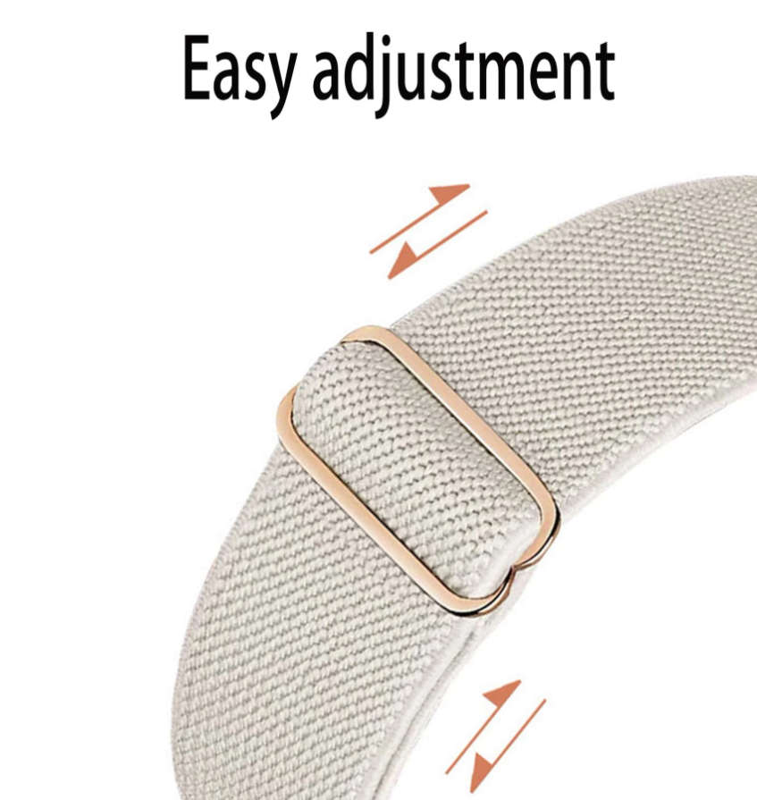 Multicolour Stretchy Solo Loop Compatible With Apple Watch Band 38mm-49mm Soft Nylon Elastic Braided