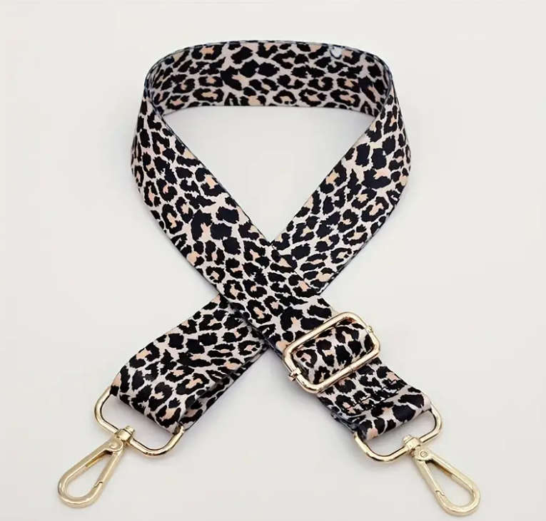 Leopard Print Bag strap