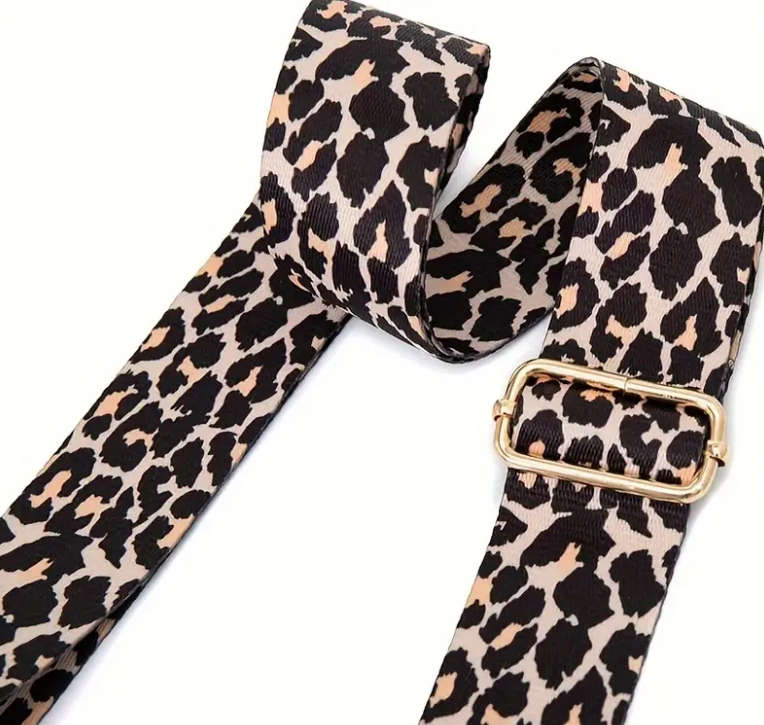 Leopard Print Bag strap