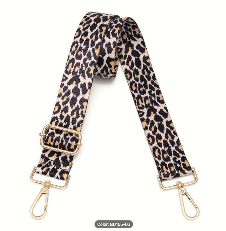 Leopard Print Bag strap