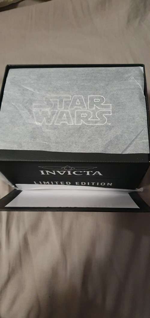 STAR WARS !!!! INVICTA LTD EDITION R 20 000-00 COLLECTOR ITEM VERY RARE