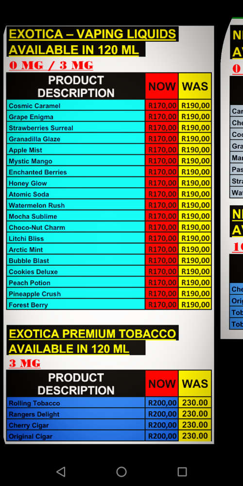 VARIOUS VAPES AND ASSORIES PLUS  E LIQUIDS AVAILABLE ( BOSTON BELLVILLE)