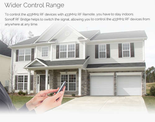 Sonoff RF433WiFi Bridge