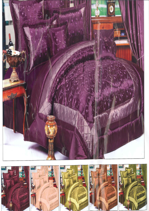 10 Piece comforter sets-Purple