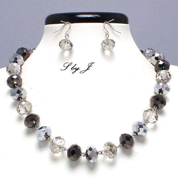AAA GRADE AUSTRIAN CRYSTAL LADIES NECKLACE SET