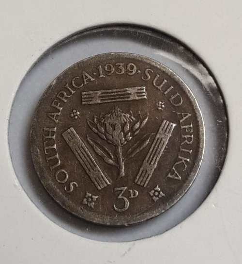 1939 Union Threepence  "Starting @ R1"