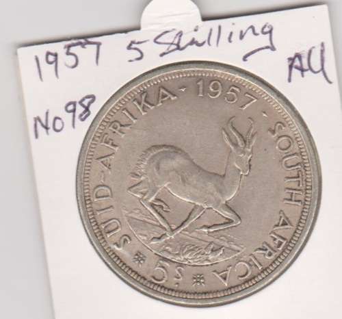 1957 UNION FIVE SHILLING AU
