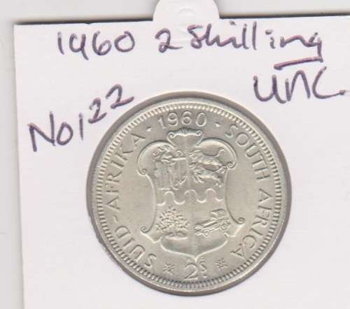 1960 Two Shillings UNC