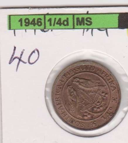 1946 UNION QUARTER PENNY UNC