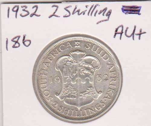 1932 Union Two Shilling AU+  Starting @ R1