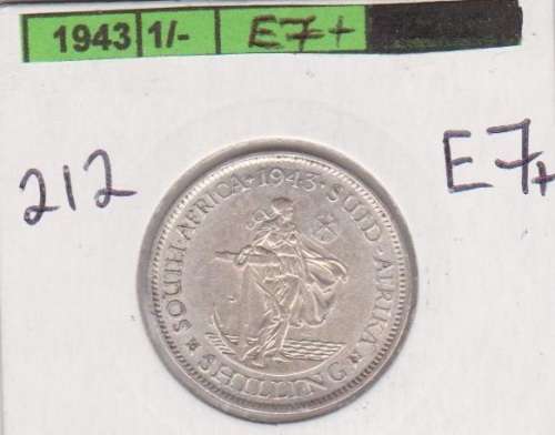 1943 Union Shilling EF+  Starting @ R1