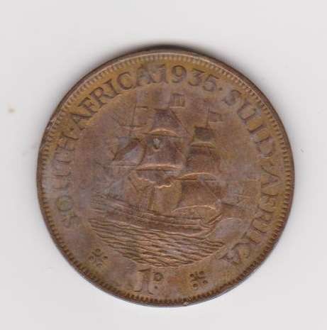 1935 Union Penny  VF  Starting @ R1