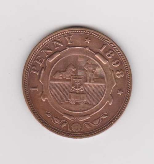 1898 ZAR Penny UNC   Starting @ R1