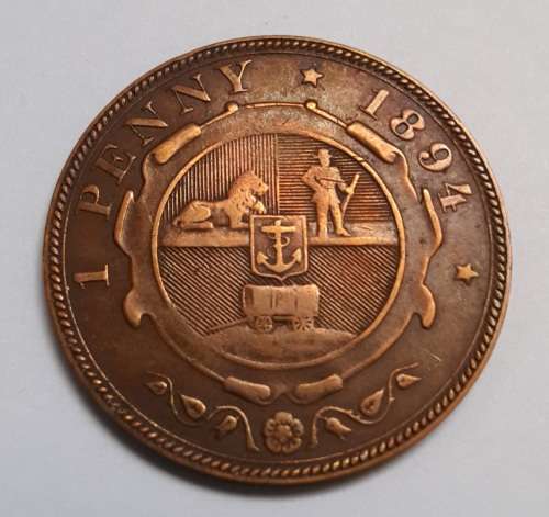 1894 ZAR Penny   WoW WoW  Great Coin """Only 10769 MINTED"""  Starting @ R1    H3