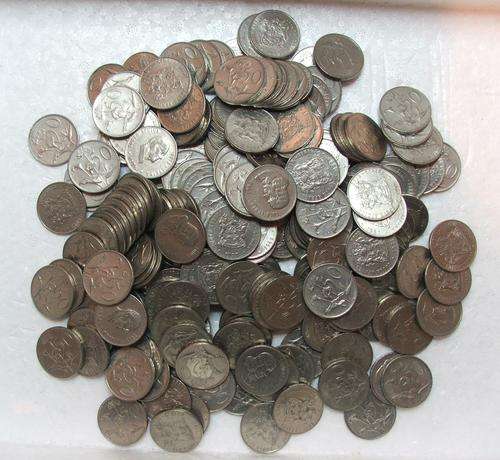 RSA 50ci Lot 220 Coins  Mix Dates One Bid Takes The LOT