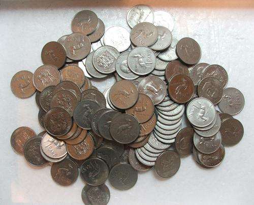 RSA R1 Nickel Lot 128 Coins Mix Dates One Bid Takes The LOT