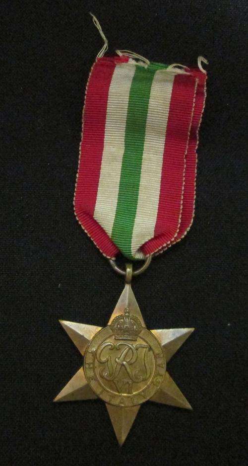 The Italy Star Full Size  No Name