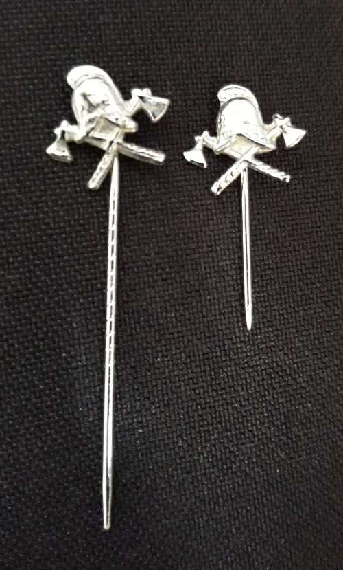 SAAF 2 x Firefighters Lapel Pins       B11