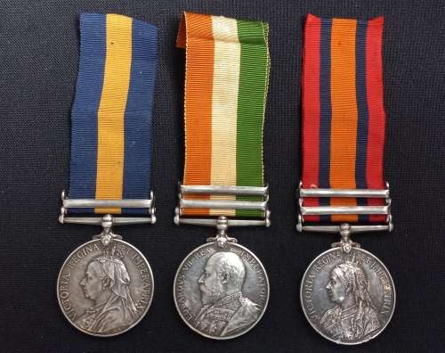 Cape of Good Hope General Service, QSA and KSA medals to 589 CORP/SERJT .F.L.NIGHTINGALE C.P.C.E