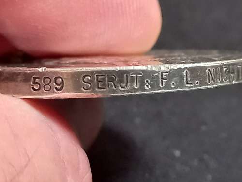 Cape of Good Hope General Service, QSA and KSA medals to 589 CORP/SERJT .F.L.NIGHTINGALE C.P.C.E