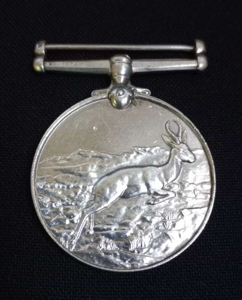 Africa Service Medal  Issued To N.77138 ( NATIVE )  D. MTETO             JJ1