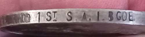 WW1 BRITISH WAR MEDAL Awarded To PTE. C.K.M. KILLEN RHOD. 1ST. S.A.I. BGDE Prisoner Of WAR