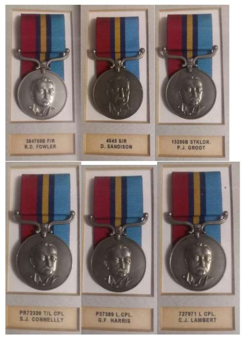 Rhodesian General Service Medal Collection  Professionally Framed   `` See Photo`s ``