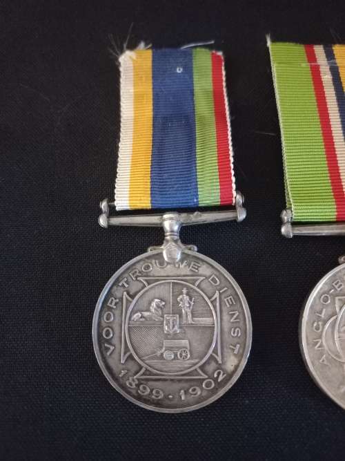 Father & Grandson Medals - DTD,ABO, Troue Diens 10Years-Grandson General Service Medal + Miniature
