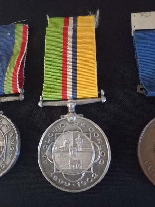 Father & Grandson Medals - DTD,ABO, Troue Diens 10Years-Grandson General Service Medal + Miniature