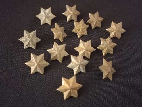 Devises Wron On Military Ribbons Bronze Service Stars  ` One Bid For The Lot `         X160