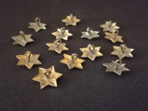 Devises Wron On Military Ribbons Bronze Service Stars  ` One Bid For The Lot `         X160
