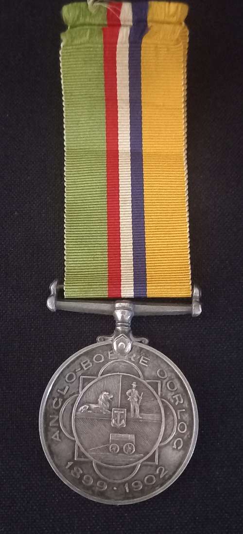 Boer War - ABO Medal Awarded To   BURGER G.J. DE JAGER               No.7