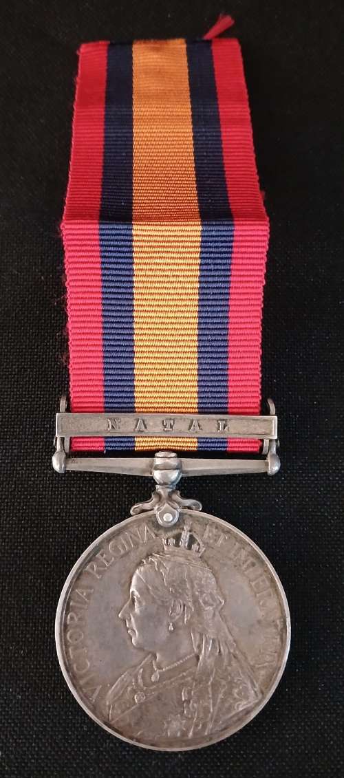 Boer War -  QSA Medal Awarded To:  ORDERLY C. BAXTER. IMP: HOSP. CORPS.      No.23