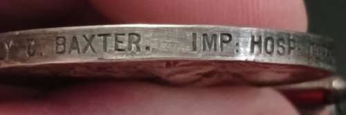 Boer War -  QSA Medal Awarded To:  ORDERLY C. BAXTER. IMP: HOSP. CORPS.      No.23