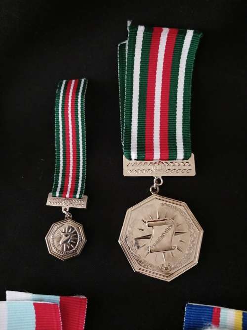 Namibia POLICE Medals Full Size And Miniatures ` MINT CONDITION ` 5 Sets