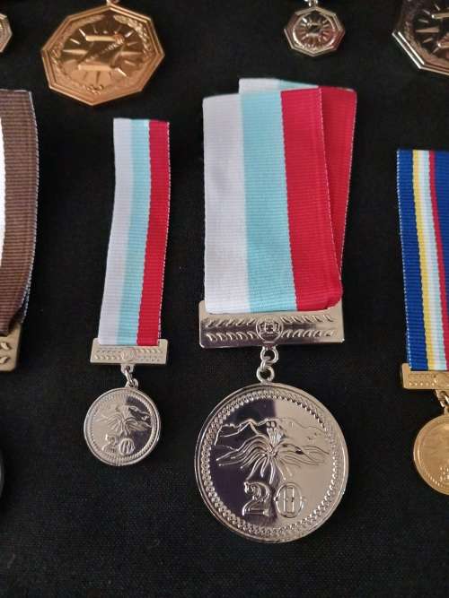 Namibia POLICE Medals Full Size And Miniatures ` MINT CONDITION ` 5 Sets