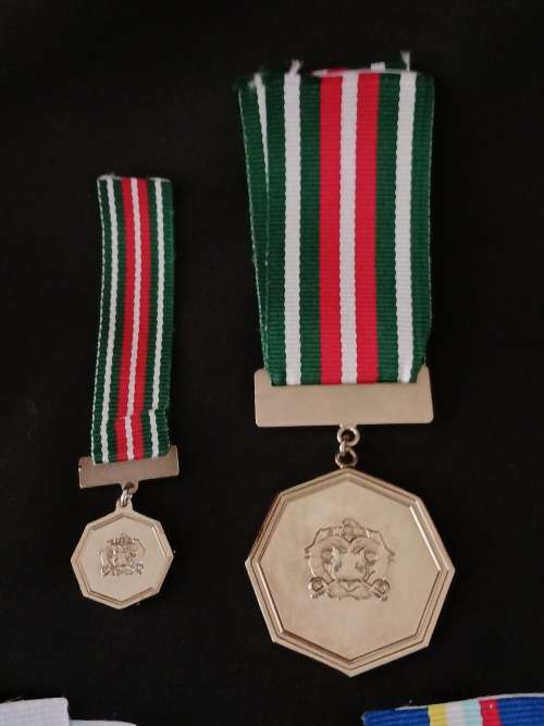 Namibia POLICE Medals Full Size And Miniatures ` MINT CONDITION ` 5 Sets