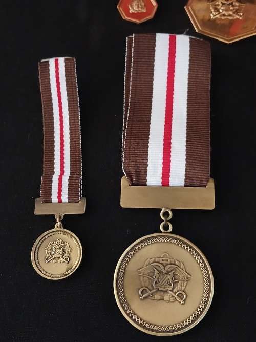 Namibia POLICE Medals Full Size And Miniatures ` MINT CONDITION ` 5 Sets