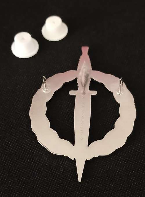 SADF Special Force / Recce Operator Badge (Silver Colour) not numbered / unissued           O26