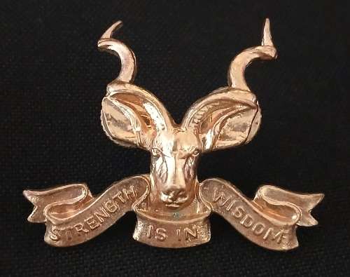 Bophuthatswana Military Base Cap Badge                           M22
