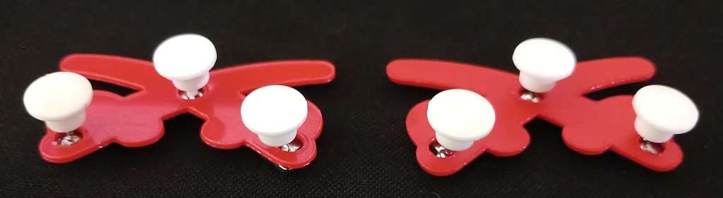 SADF - SANDF PT INSTRUCTOR ASSISTANT CHROMED BADGE SET With Backings        F215