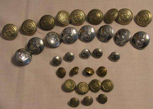 33 SARH ( South African Railways and Harbours ) Buttons
