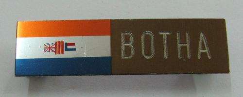 S.A. Army Name Tag ( Botha )
